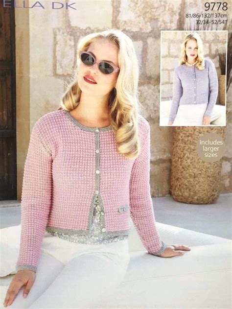 chanel jacket patterns|chanel style jacket knitting pattern.